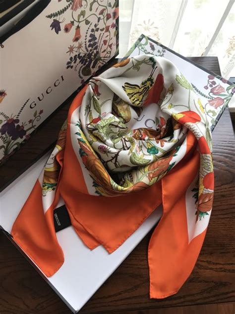 replica silk gucci scarf|vintage gucci silk scarf.